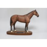 A Beswick model of a horse ‘Nijinsky 1970 winner of the English triple crown, bred by Mr. E. P.