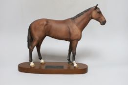 A Beswick model of a horse ‘Nijinsky 1970 winner of the English triple crown, bred by Mr. E. P.