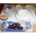 Aviation interest: A selection of Royal Doulton British Airways service, a Sindy doll, a silver