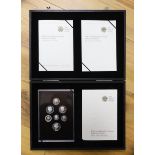 UK Royal Mint Queen Elizabeth II Emblems of Britain silver proof collection 2008, cased