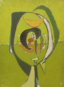 After Graham Sutherland, oil on canvas, Abstract, 52 x 39cm, unframed