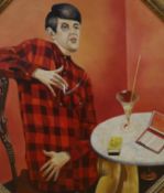 After Otto Dix, oil on board, Portrait of the Journalist Sylvia von Harden, bears signature, 50 x