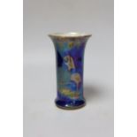 A Carltonware 'stalk' pattern lustre sleeve vase, numbered 2932, 15cm