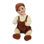 A Simon & Halbig for Franz Schmidt bisque character doll, German, circa 1912, impressed 1295 FS&C