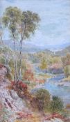 Ebenezer Wake Cooke (1844-1926), pair of watercolours, River landscapes, signed and dated '98, 22