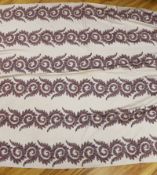 A mid 19th century silk printed Paisley shawl