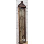 A Victorian oak Admiral Fitzroy barometer, height 109cm