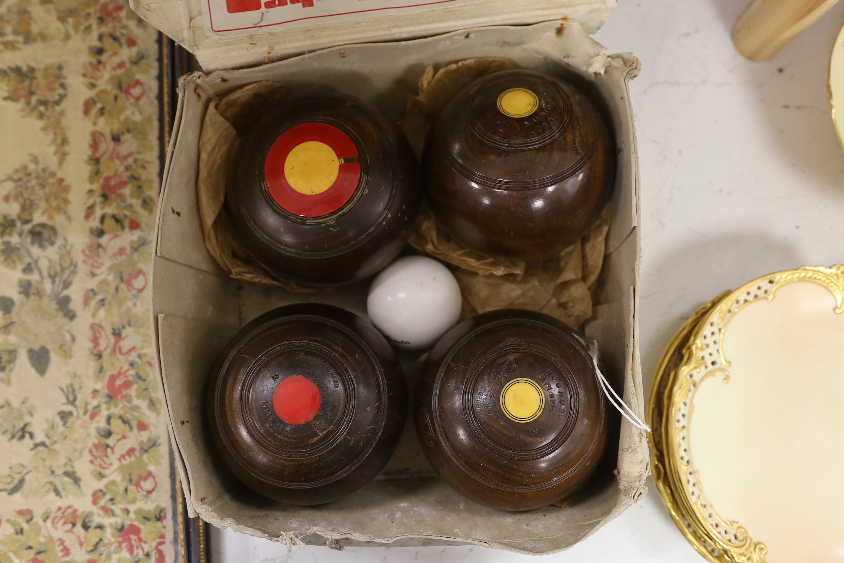 Two boxed sets Jaques bowling balls - Image 2 of 4