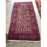 A Belouch boteh prayer rug, 190 x 96cm
