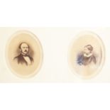 John Jabez Edwin Mayall (1813-1901), a pair of photographs of Queen Victoria and Prince Albert,