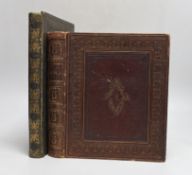 Two Victorian scrapbooks, with delicate and interesting memoirs and paintings