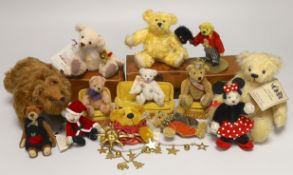 Thirteen Artist bears American and a three piece suite for bears