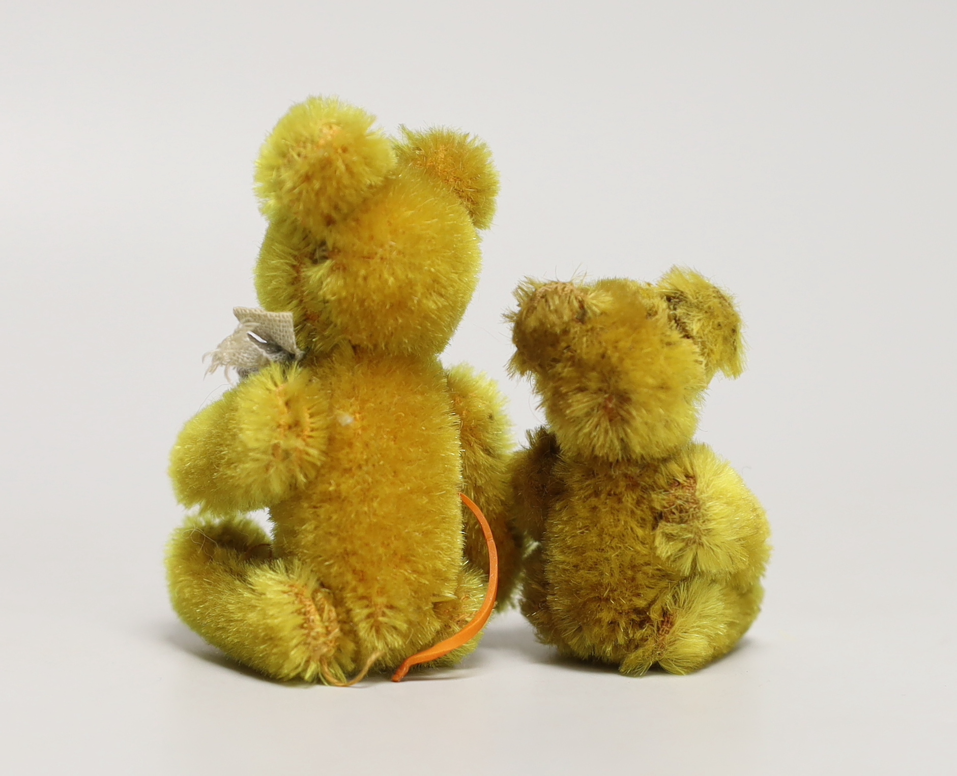 Two miniature Schuco bears, 1920's, 4in. and 3in. - Image 2 of 2