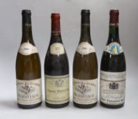 Four bottles of wine: two bottles of 75cl 2000 Paul Jaboulet Aine Hermitage le Cheulier de