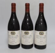 Three bottles of 75cl 1995 Volnay Ier Cru Les Caillerets Clos 60 Ouvrées Monopole
