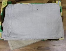 Six French provincial linen sheets
