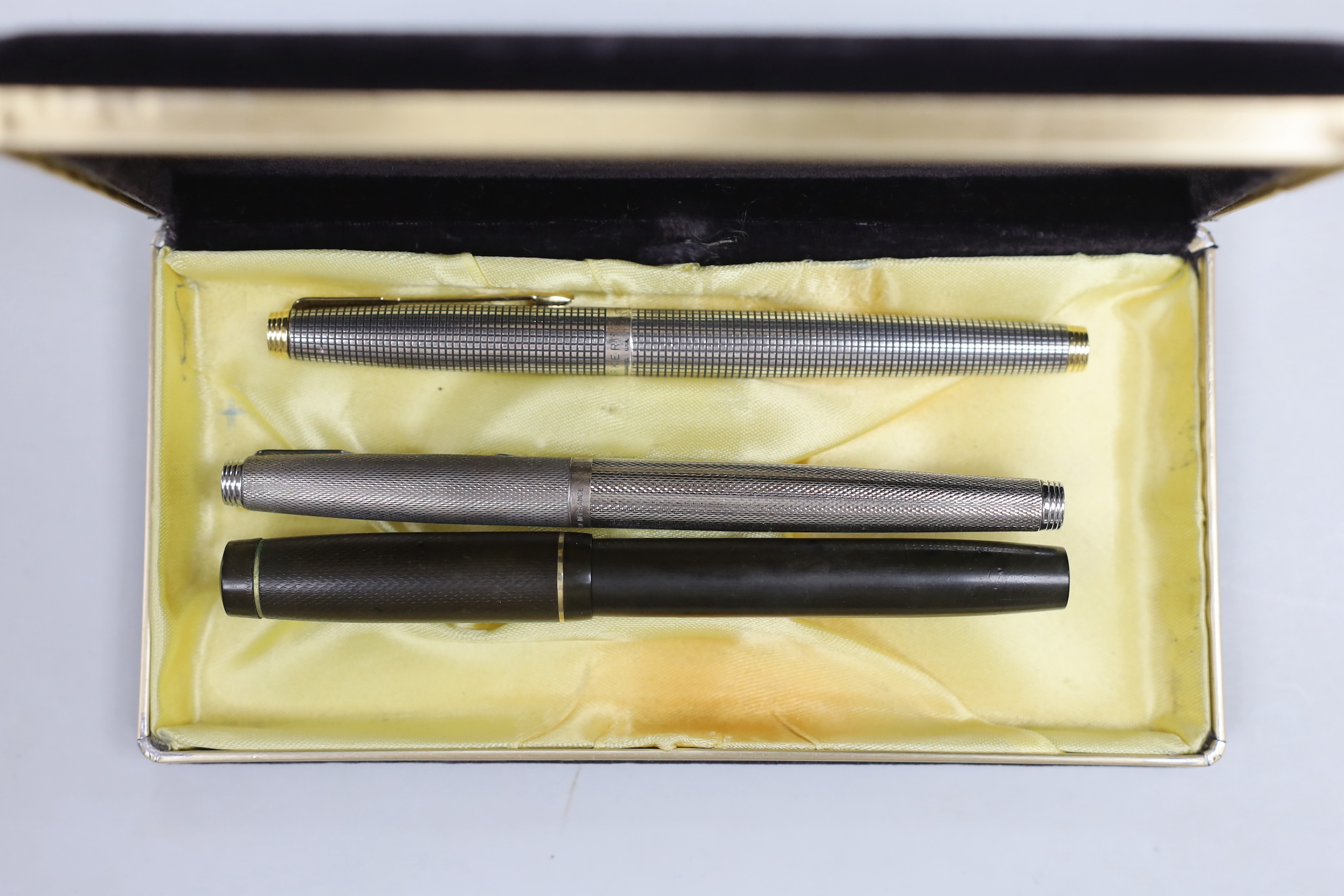 Two Parker fountain pens and Waterman fountain pen - Image 2 of 3