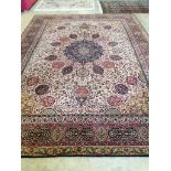 A Persian style machined carpet, 365 x 276cm