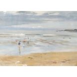 Arthur Henry Jenkins (1871-1940), oil on board, Beach scene, St Andrew's, signed and dated 1912,