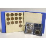 Victoria to QEII coins to include a near complete run of pennies from 1860-1967, silver halfcrowns