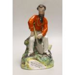 A rare Staffordshire figure ‘Garibaldi At Home’. 24cm tall