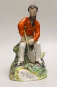 A rare Staffordshire figure ‘Garibaldi At Home’. 24cm tall