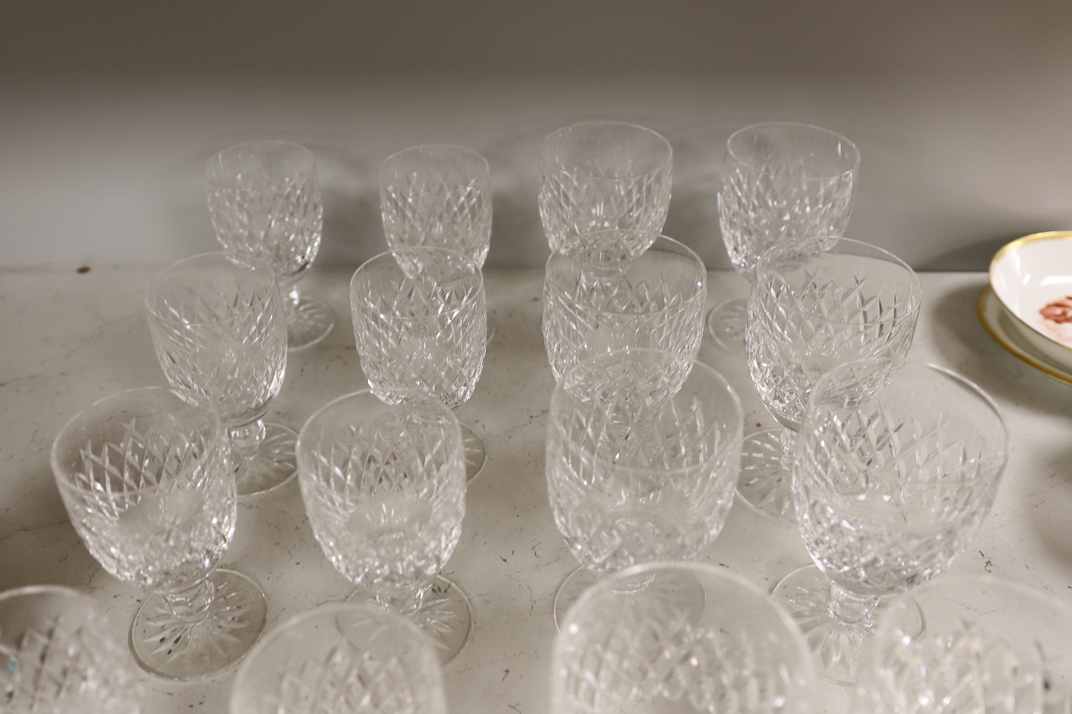 Sixteen Waterford crystal glasses, tallest 13cm high - Image 4 of 4