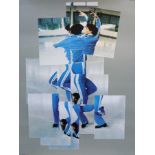 David Hockney RA (British b.1937), offset lithograph poster, The Skater, XIV Olympic Winter Games,