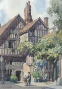 Leonard Russell Squirrell (1893-1979), watercolour, 'Cheyney Court and The Close Gate,