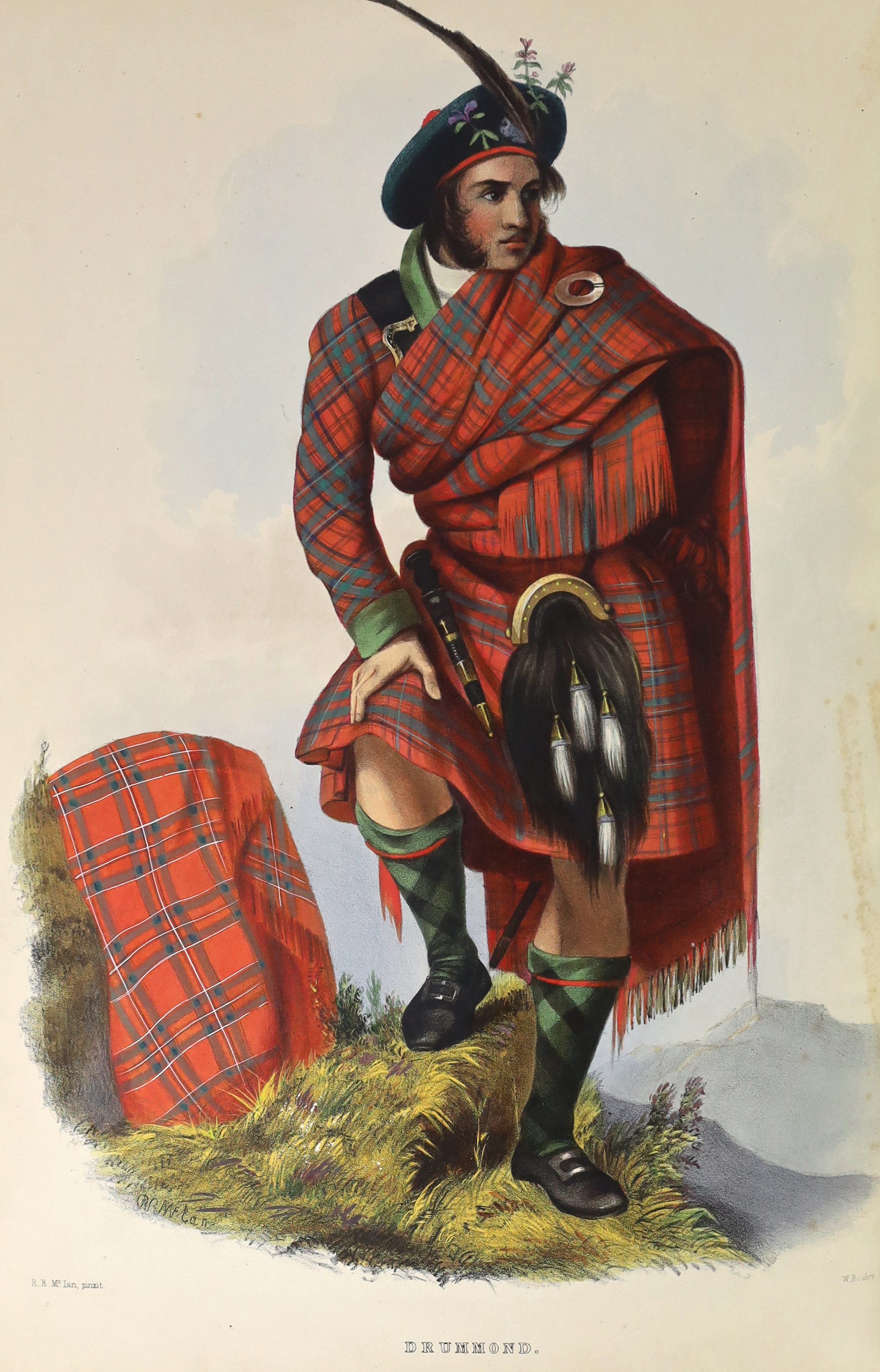 ° ° Logan, James (1794-1872) - The Clans of the Scottish Highlands, illustrated by appropriate - Image 7 of 9