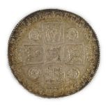 A George II silver crown, 1741, roses in angles, GVF/NEF***CONDITION REPORT***PLEASE NOTE:-