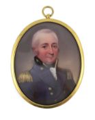 Henry Pierce Bone, R.A. (British, 1779-1855) Miniature portrait of Deputy Commissary General