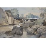 Charles Knight (British, 1901-1990) 'Linton Falls, North Yorkshire'watercoloursigned34.5 x 51cm***