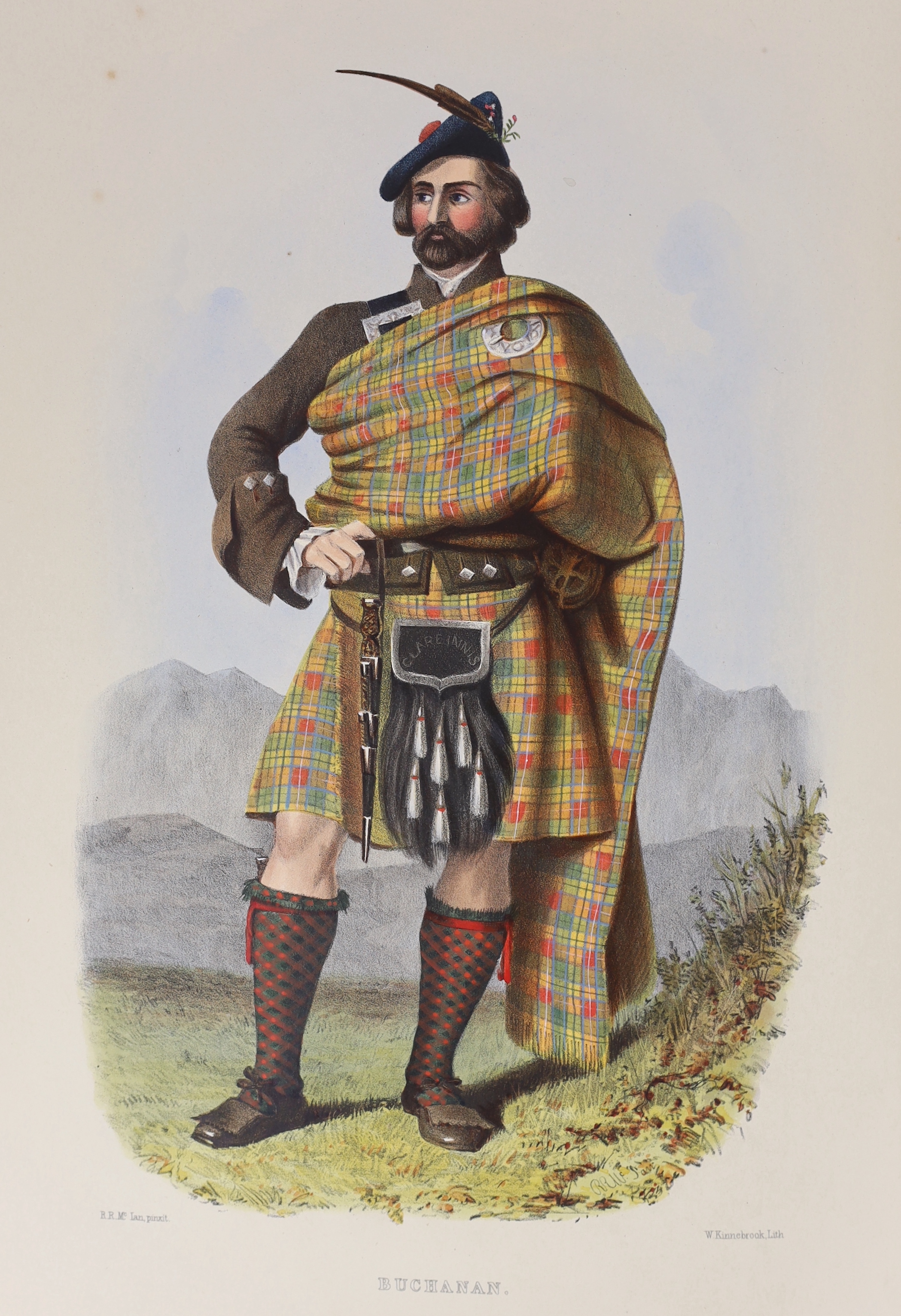 ° ° Logan, James (1794-1872) - The Clans of the Scottish Highlands, illustrated by appropriate - Image 6 of 9