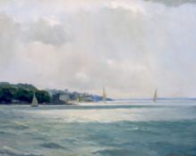 William Howard Jarvis (English, 1903-1954) 'Castle Point, Cowes, Isle of Wight, Royal Yacht Squadron