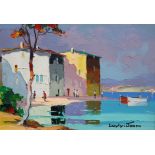 § § Cecil Rochfort D'Oyly John (English, 1906-1993) 'Rapallo, near Portofino, Italian Riviera'oil on