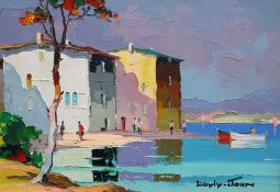 § § Cecil Rochfort D'Oyly John (English, 1906-1993) 'Rapallo, near Portofino, Italian Riviera'oil on