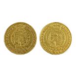 Two George III gold half guineas, 1804 and 1810***CONDITION REPORT***PLEASE NOTE:- Prospective