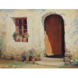 § § Robert Chailloux (French, 1913-2006) 'The Open Door'oil on boardsigned26 x 34cm***CONDITION
