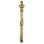 A Victorian chased 15ct gold telescopic pencil made by Sampson Mordan in 1852 in commemoration of