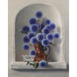 § § Robert Chailloux (French, 1913-2006) 'Echinops in an alcove'oil on canvassigned45 x 37cm***