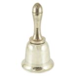 An Asprey & Co silver plated novelty 'Bell' cocktail shaker, circa 1930, with 'prov patent'