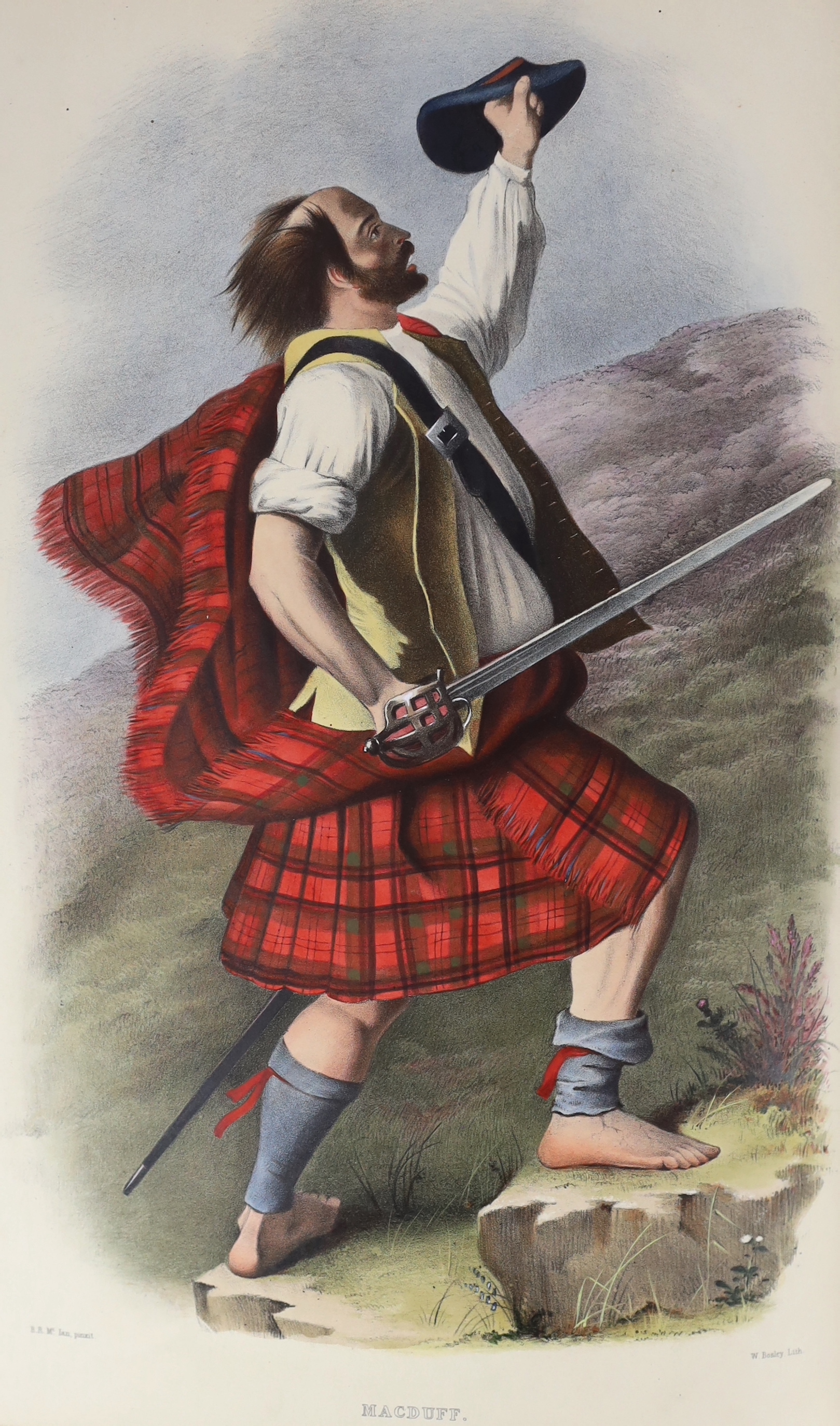 ° ° Logan, James (1794-1872) - The Clans of the Scottish Highlands, illustrated by appropriate - Image 5 of 9