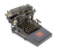 An early typewriter, The Caligraph No.1 manufactured by The American Writing Machine Co. of New