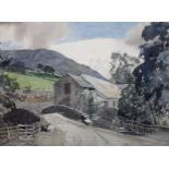 Charles Knight (British, 1901-1990) 'Plas-y-Eglwyseg, North Wales'watercoloursigned and dated