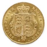 A Victoria gold half sovereign 1861, NEF***CONDITION REPORT***PLEASE NOTE:- Prospective buyers are