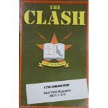 A poster for The Clash, June 15 17 18 19, Hollywood Palladium 1982, 92 x 61cm