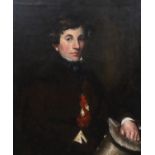 19th century Scottish School, oil on canvas, portrait of a Henry Black Stewart of Balnakeilly (
