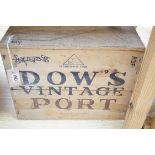 A case of twelve Dow's Vintage Port, 1977 (OWC)