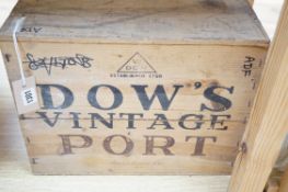 A case of twelve Dow's Vintage Port, 1977 (OWC)